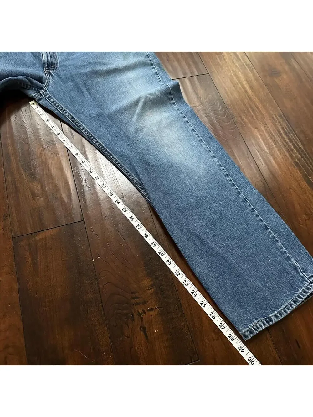 Levis 505 Vintage 90s Straight Leg XX USA Jeans 40x30 Med Wash Act 36x29
